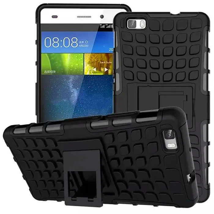 Huawei P8 Lite Ale-L21 чехол Tpu+ pc Гибридный чехол с подставкой Чехол для huawei Ascend P8 Lite ALE-L21 ALE L21 прочный армированный чехол для телефона