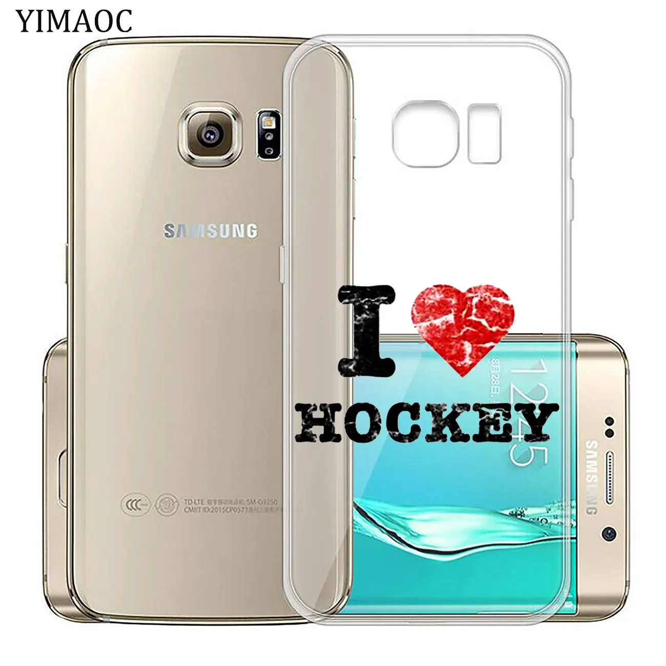 Мягкий силиконовый чехол YIMAOC для телефона Samsung Galaxy S10e S10 S9 S8 Note 10 Plus S7 Edge прозрачный