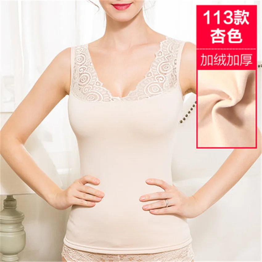 Женский утепленный бархатный жилет размера плюс облегающее термобелье с