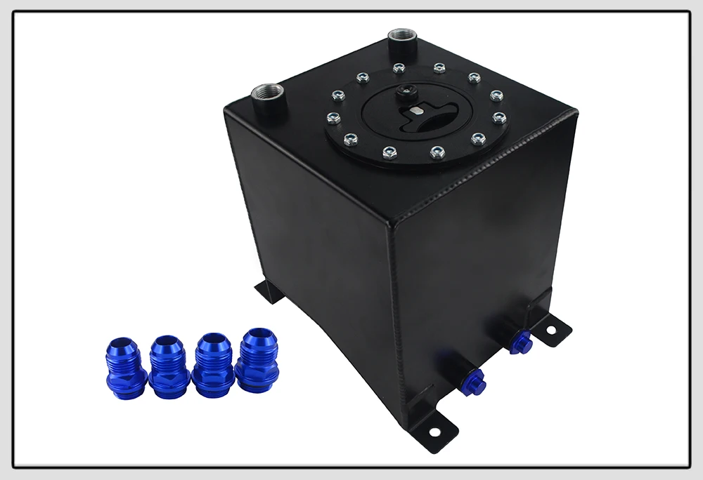 WLR RACING-2,5 галлон 10L алюминиевый гоночный Дрифт топливный корпус с топливными элементами топливный бак без уровня передатчик 210*215*225 мм WLR-TK13