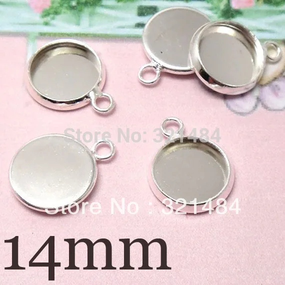 Оптовая Продажа 1000 шт Посеребренная поперечная серьга дырка капля браслет