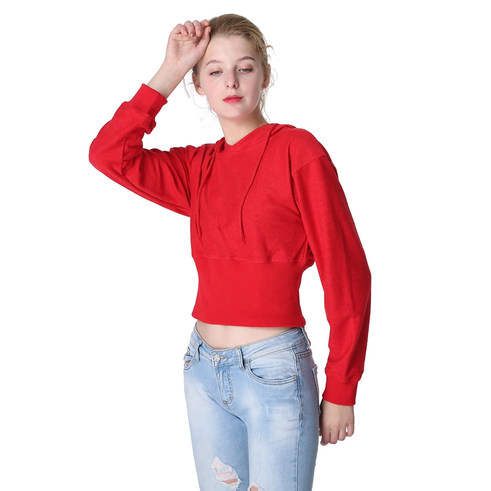 Магия и очарование Для женщин топы пикантные короткие Cropped Hoodie Повседневное панк