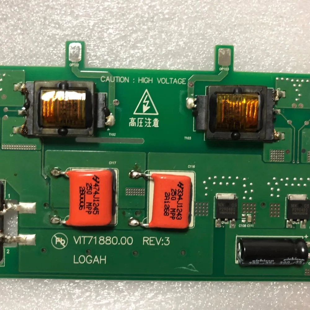 SZYLIJ для KLV-40BX400 KLV-40EX400 VIT71880.00 REV3/VIT71880.10 пластина высокого давления