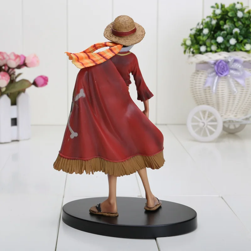 Аниме One Piece Monkey D Luffy 17 см с накидкой 15-й юбилейный выпуск ПВХ экшн-фигурка