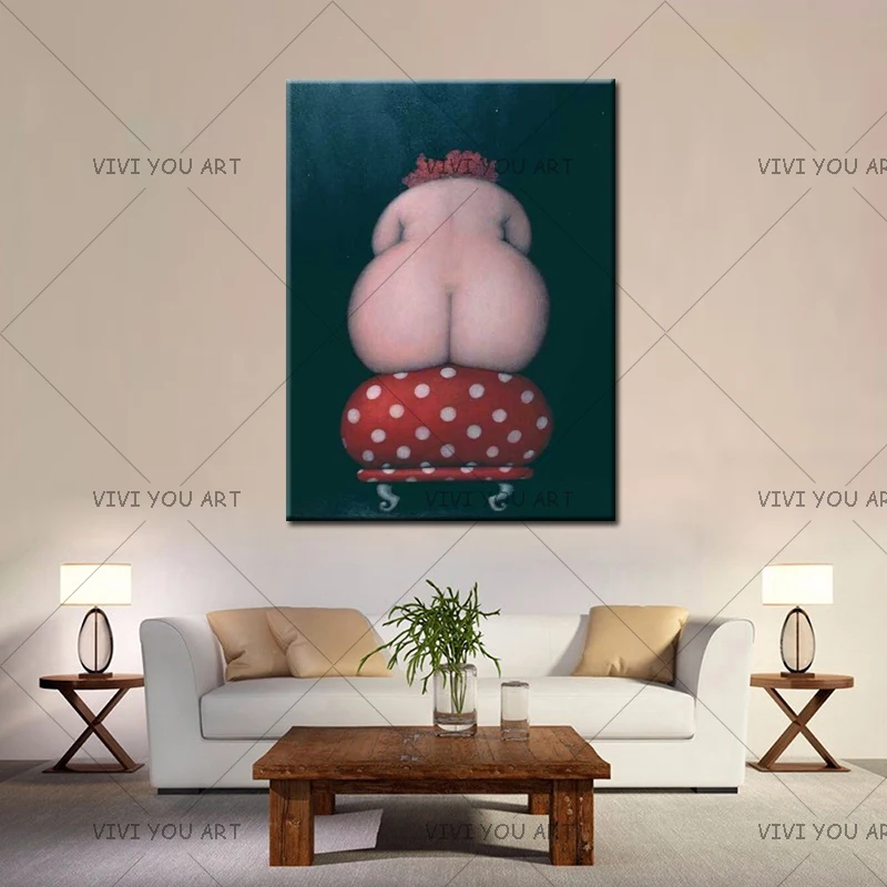 Naked Girl настенные картины Масляные 100% ручная роспись Современное Абстрактное