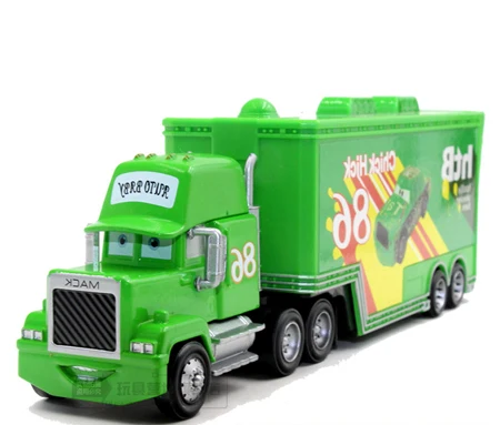 7 1:55 из металлического сплава disney Pixar Cars 2 3 Lightning McQueen HTB The Kings Ramirez Dinoco Jackson Mack Uncle Truck игрушка автомобиль подарки - Цвет: 7