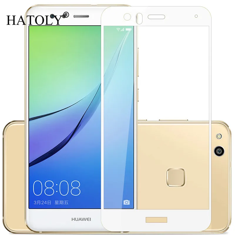 Полное покрытие стекло для Huawei P10 Lite защита экрана закаленное / Nova Защитное
