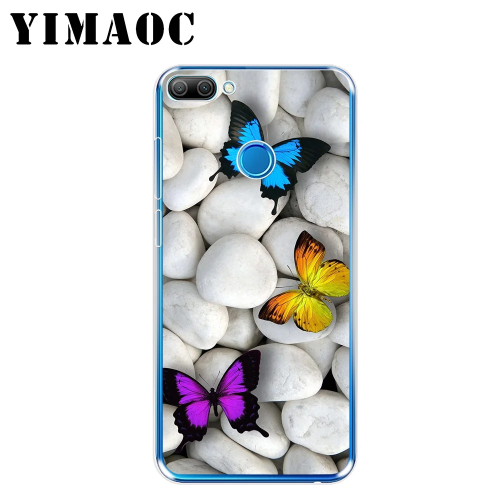 Бабочки розы мягкий чехол для huawei Коврики 30 20 P30 P20 P10 P9 P8 2015 2016 2017 P Smart Lite рro |