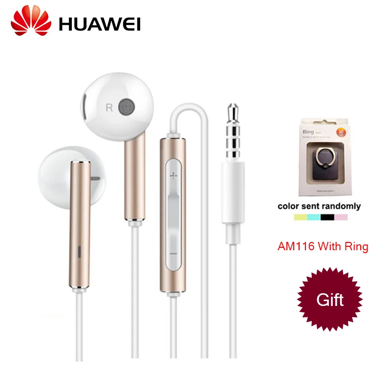 Оригинальный Новый huawei AM116 Wried гарнитура с микрофоном бесплатным подарочным