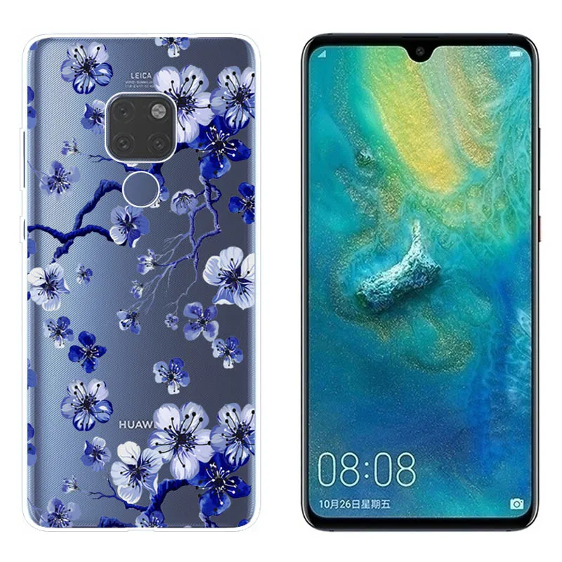 Soft Cases For Huawei Mate 20 Case Cover TPU Silicone Colorful Cartoon Printing Back Fundas Mate20 |