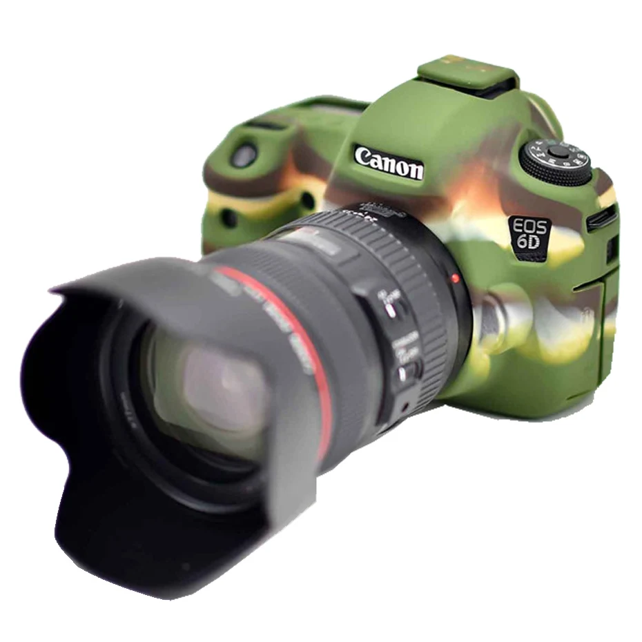 DSLR Camera Case For Canon 6D Soft Silicone Digital Cover Bag EOS Rubber Body Protective |
