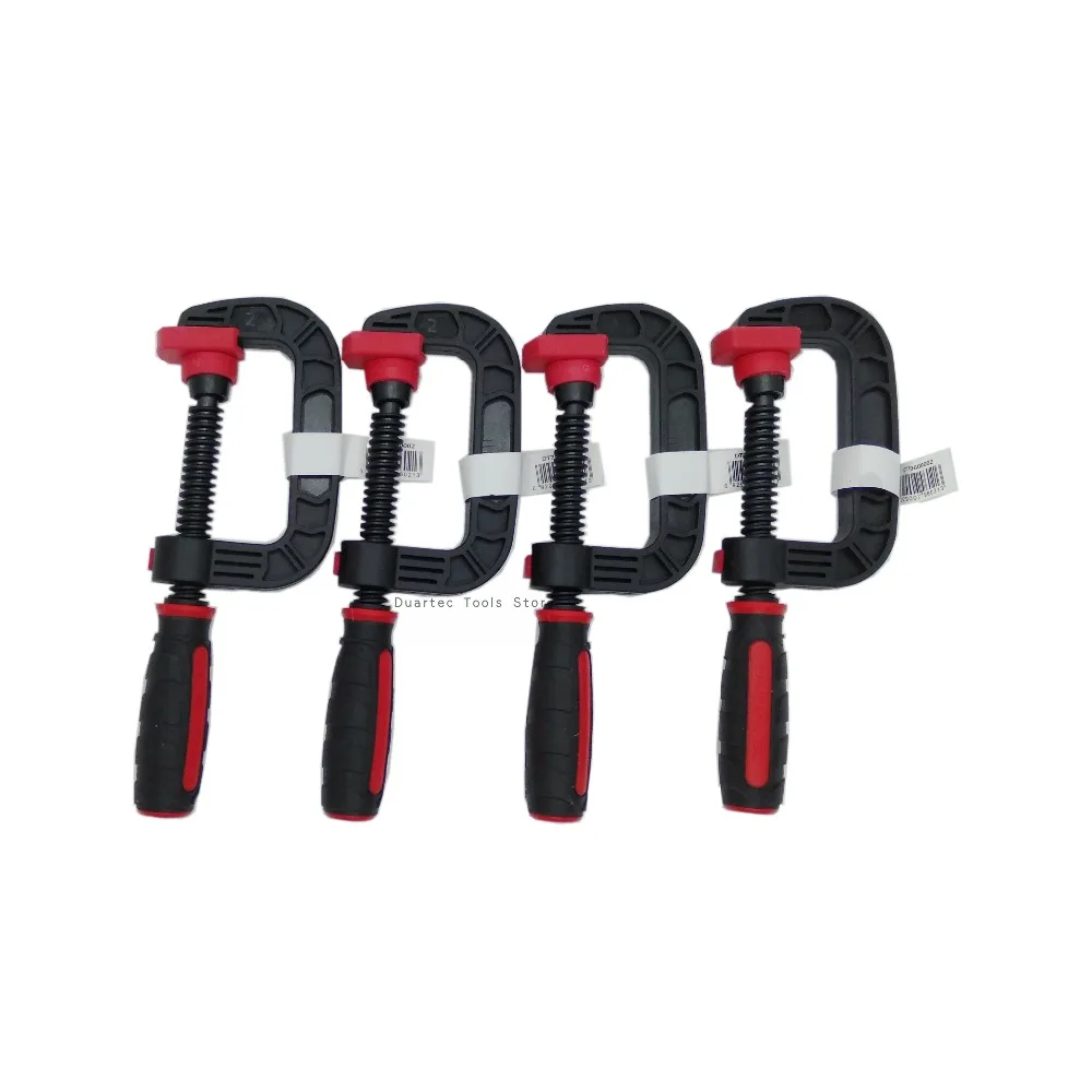 Быстросъемный зажим Duratec пластиковый G деревянный c образный для деревообработки