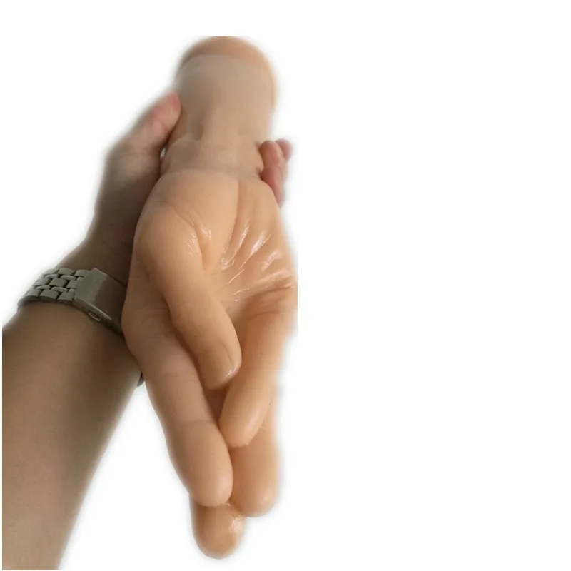 Новейшая модель На присоске дилдо женская рука огромная для мастурбации