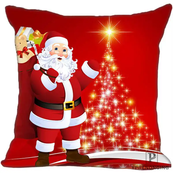 Square Pillowcases Декоративная наволочка Mrry на заказ, Рождественская квадратная Наволочка на молнии, лучший подарок 35X35,40x40,45x45 см(одна сторона) 180516-25 - Цвет: Square Pillowcases