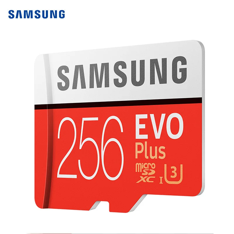 Карта памяти SAMSUNG Micro SD 256 ГБ карта EVO + Plus microsd Class10 TF C10 95 МБ/с./с micro sd tarieta de mamoria|cartao