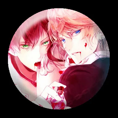 ZXFJXR G 58 мм любителей аниме аято Сакамаки Mukami Kou Kanato Sakamaki Laito красивые мальчики значок брошь булавки украшения - Окраска металла: 1