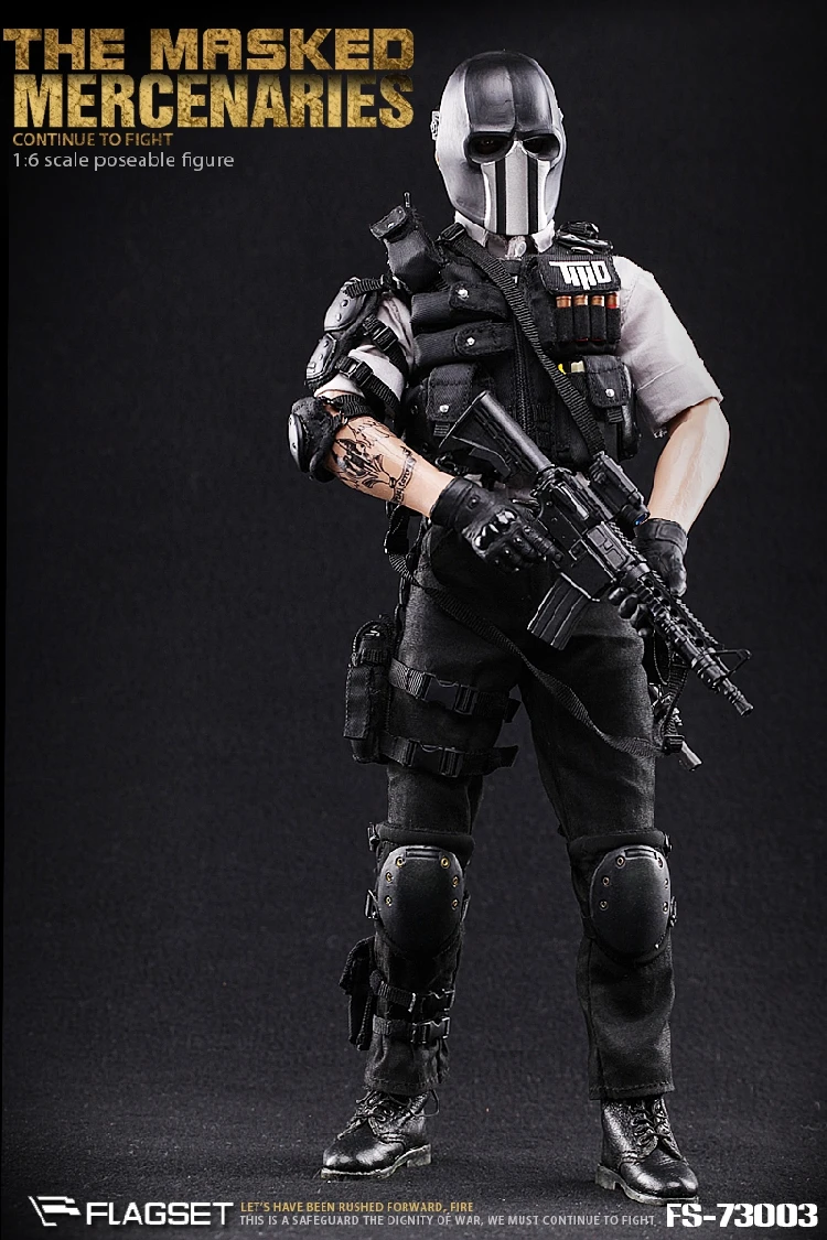 Флагсет, FS-73003, 1/6, маска наёмника, герои поля боя, герои в масках, наёмники, продолжающие бой, 12 дюймов, фигурка