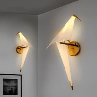 Post-Modern LED Living Room Wall Sconces Novelty Aisle Lighting Nordic Fixtures Loft Bird Wall Lamps Bedroom Bedside Wall Lights