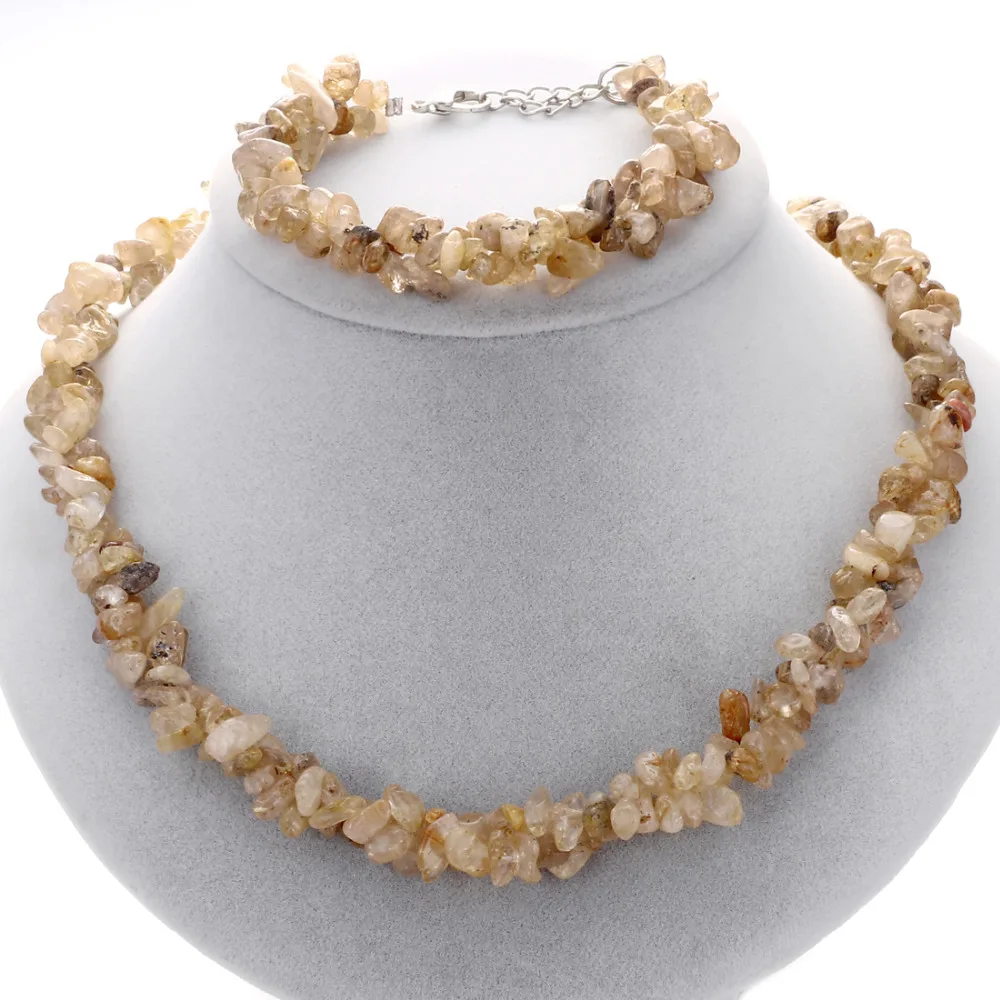 Красочные бусы из 100% натурального камня ожерелье чокер ручной работы