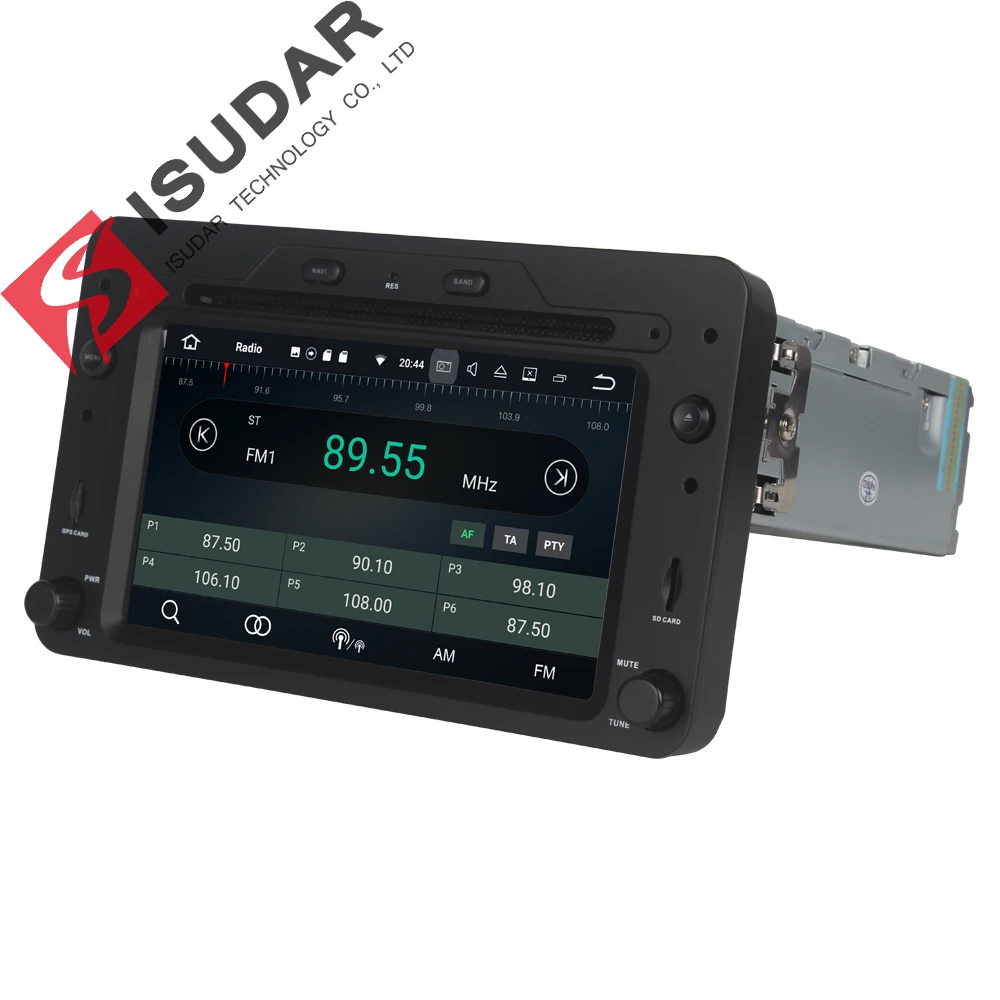 Isudar автомобильный мультимедийный плеер gps Android 8 0 автомобиль 1 Din DVD Automotivo для