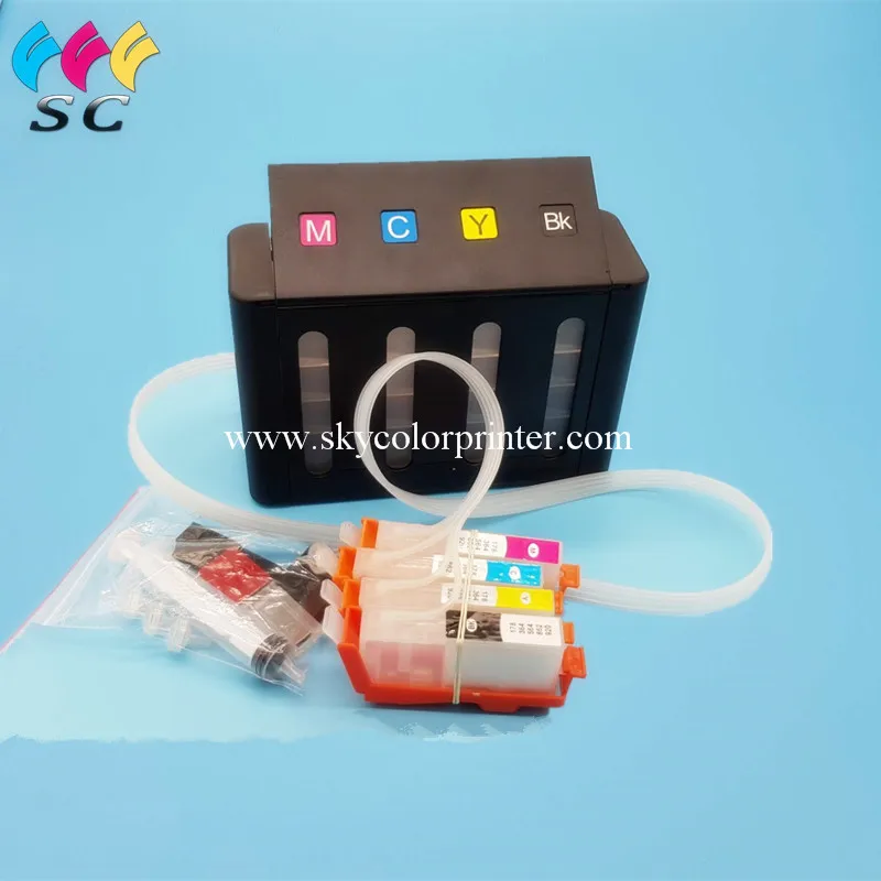 Пустые СНПЧ для HP 655 принтера Deskjet 4615/4625/3525/5525 с чипом ARC|Чернильные картриджи| |