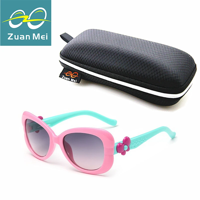 Детские солнцезащитные очки бренда Zuan Mei для девочек милые детские очки для мальчиков солнцезащитные очки для детей ZM6136.