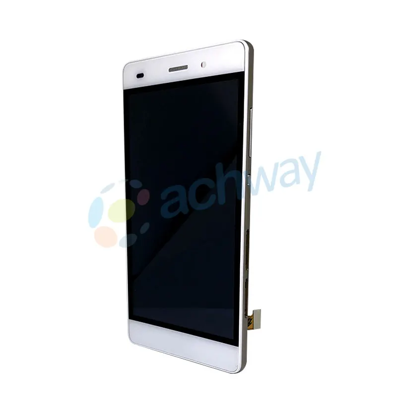 Для Huawei P8 Lite ЖК-дисплей сенсорный экран дигитайзер для сборки с корпусом запасные