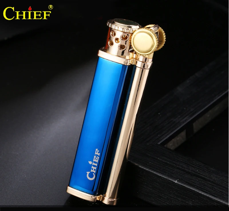 Сигаретная зажигалка бензиновая многоразовая керосиновая кремневая