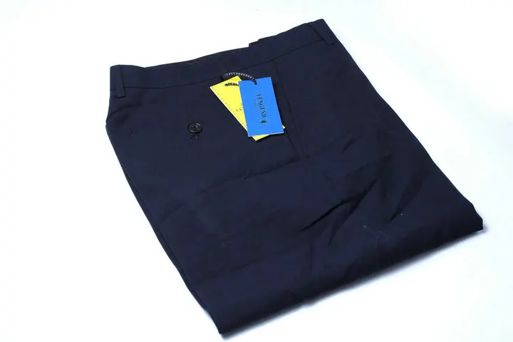 Dark Blue FGG размер 29-40, без морщин, свадебные черные мужские формальные брюки, Офисная Рабочая одежда, повседневный мужской костюм, брюки, тонкие модные деловые брюки - Цвет: Dark Blue