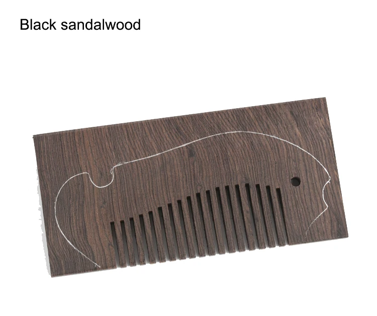 Woodworking crafts art Semi-finished DIY Massage comb Girl gift Red/Green/black sandalwood | Инструменты