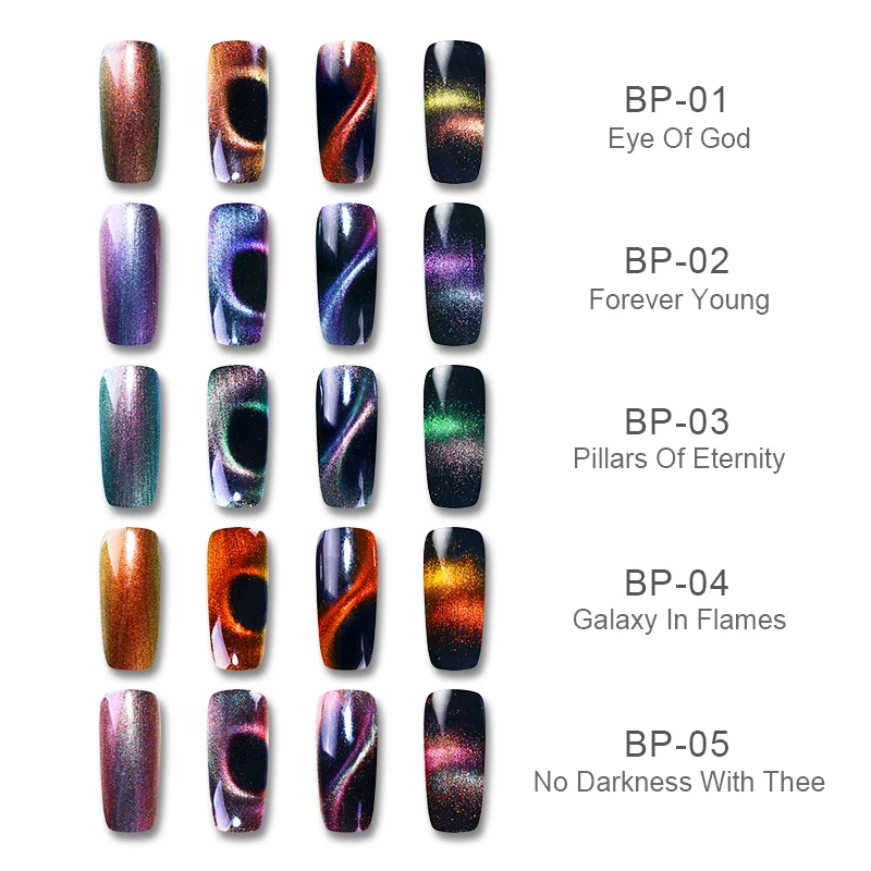 BORN PRETTY Chameleon Magnetic Nail Gel Polish 5ml Soak Off Manicuring UV Magnet Stick Needed | Красота и здоровье