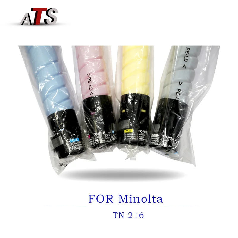 1 шт. BK524G CMY437G тонер картридж CMYK порошок для Konica Minolta TN216 Bizhub C220 C360 C280 совместимый