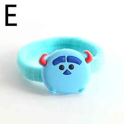 1 шт. новые рисунки из мультфильма ПВХ ЦУМ Микки и Минни Маус Джек нарисованной длинноволосой девочкой, аксессуары для волос, резинки Головные уборы подарки для детей Дети нейлоновые ленты для волос