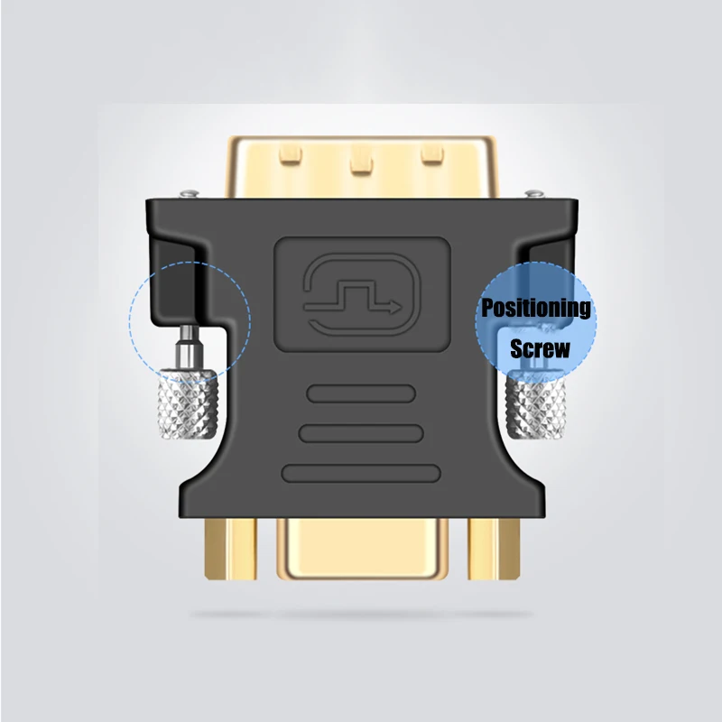 DVI d VGA Adapter to Mini jack 24+5 1080P Male Female Gold plate Converter for HDTV Monitor Laptop | Электроника