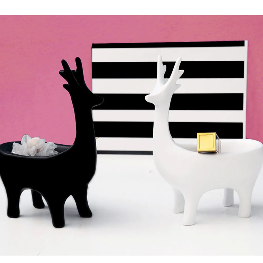 Новый стиль креативный олень настольная коробка для хранения в доме держатель