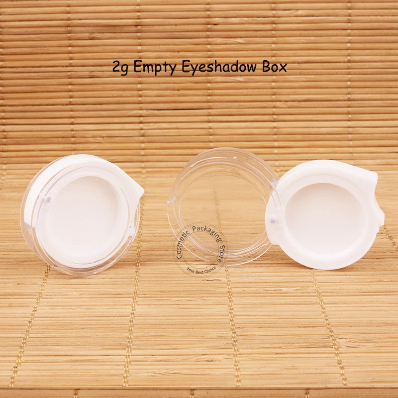 120 шт./лот оптовая продажа Новое поступление пластиковая пустая коробка для теней