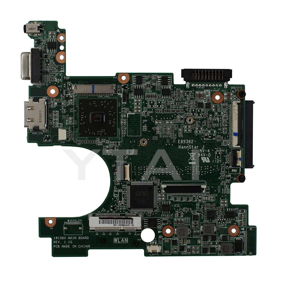 1015BX материнская плата для Asus Eee PC материнская плата REV 1,1G totalmente testado Sem C60 cpu do dissipador de calor