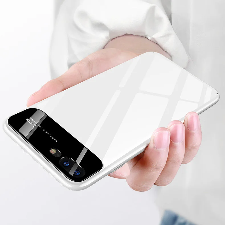Блестящий глянцевый чехол из поликарбоната для iPhone 11 Pro 7 8 Plus X XR XS Max на APPLE i Phone 6S Желтый чехол для телефона противоударный чехол