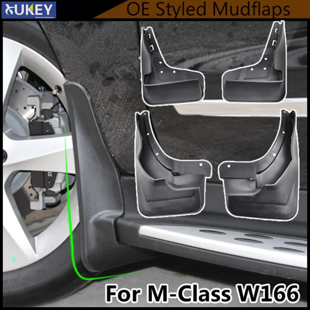 Брызговики для Benz M Class ML W166 2012 2015 ML300 ML350 ML500 W 2013 2014|mud flaps|splash guardmud flap accessories |