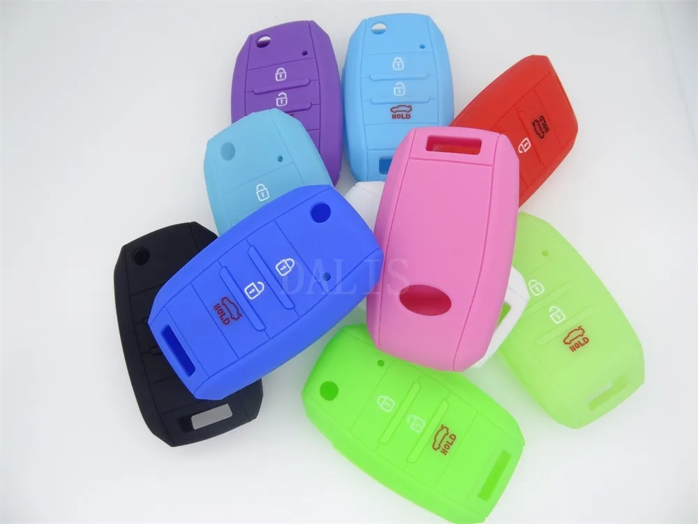 Силиконовый чехол для автомобильного ключа KIA Rio Sportage Ceed Sorento Cerato набор ключей