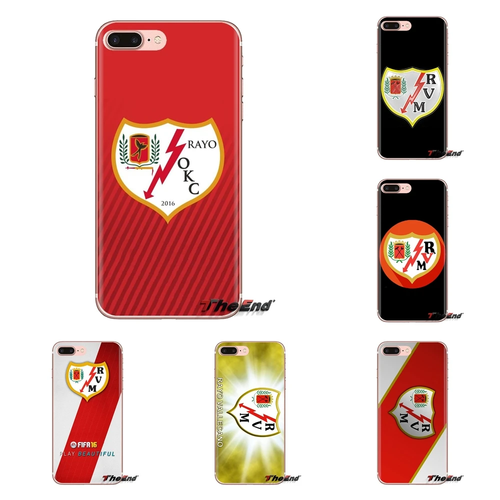 Прозрачные мягкие чехлы для iPod Touch Apple iPhone 4 4S 5 5S SE 5C 6 6S 7 8 X XR XS Plus MAX Rayo Vallecano de Мадрид