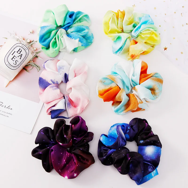 Новинка женские элегантные яркие необработанные эластичные повязки для волос