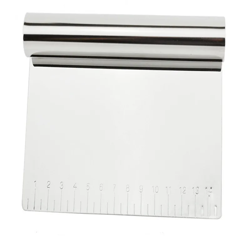 Нержавеющая сталь для пиццы Тесто скребок резак Кухня Мука инструмент