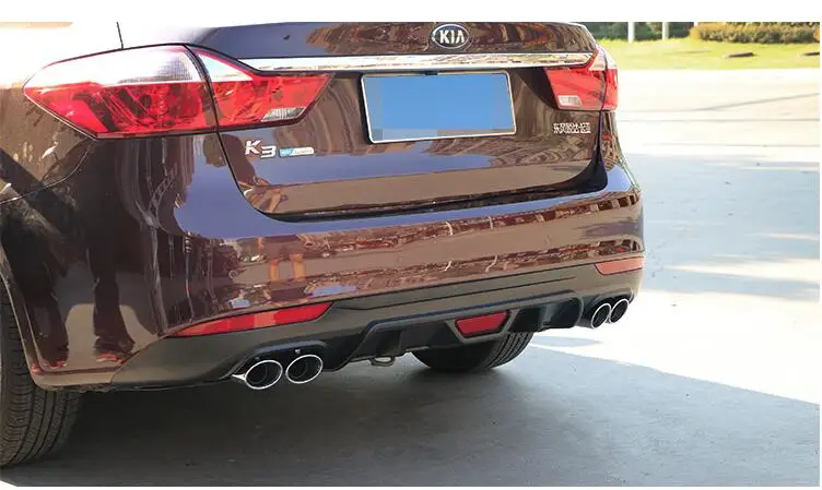 Для Kia Forte Body kit спойлер 2013- для Kia Forte K3 ABS задний спойлер передний бампер диффузор защитные бамперы