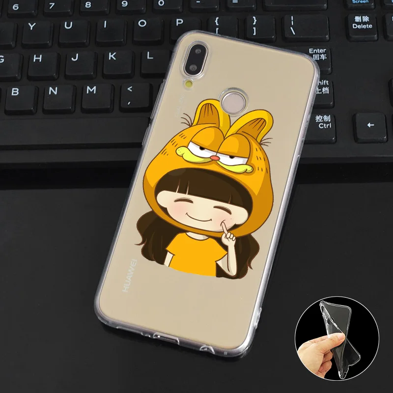DREAMFOX L011 маленькая девочка и фрукты Мягкий ТПУ силиконовый чехол для huawei Honor 6A 6C 7X9