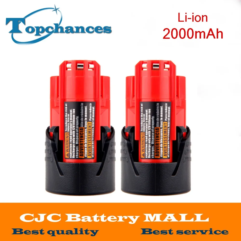 Сменный литий ионный аккумулятор для электроинструмента Milwaukee M12 C12 BX B 48 11 2402 2401 2