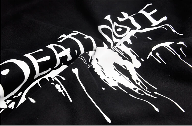 Черная толстовка с капюшоном Death Note куртка теплое модное пальто костюмы на