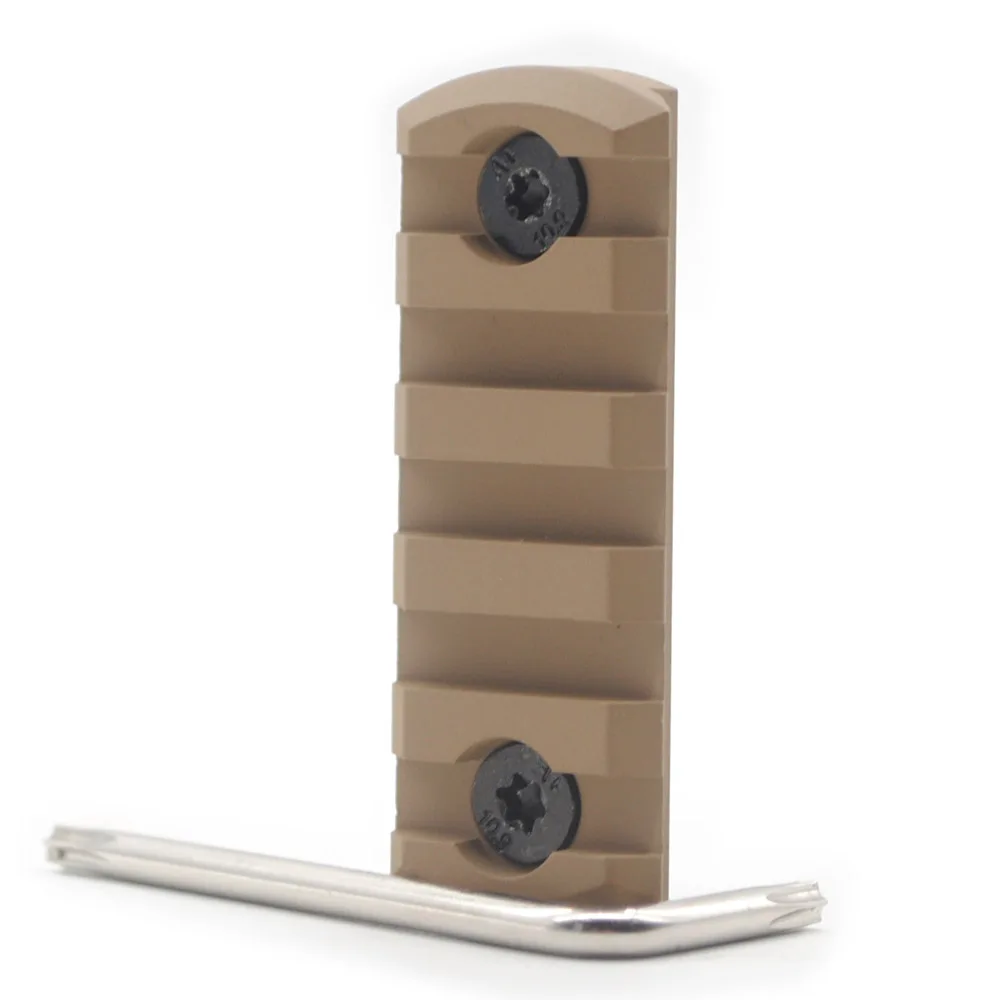 5 слотов алюминиевая Песочная печатная Keymod стандартная Пикатинни Weaver рельсовая