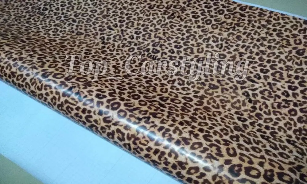 Protwraps Леопардовый камуфляж виниловый лист-навалочные обертки для грузовиков