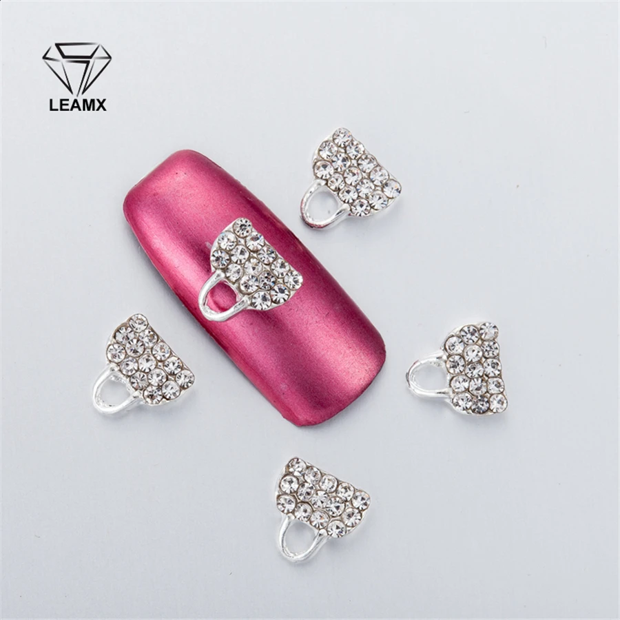 

10 PCS/bag 3D Nail Art Decoration Sticker Rhinestone Bag Type Decoration Nails Charms Diamonds For Manicure Decor